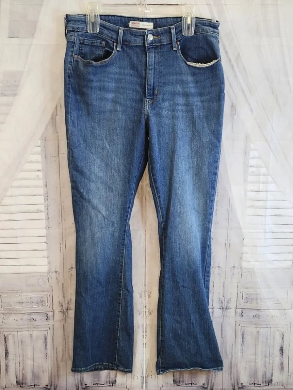 Signature By Levi Strauss Mid-Rise Bootcut Jeans
